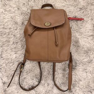 Coach ‘Park’ Leather Backpack - British Tan